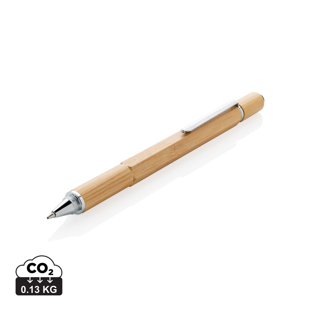 Promo  Bamboo 5-in-1 toolpen