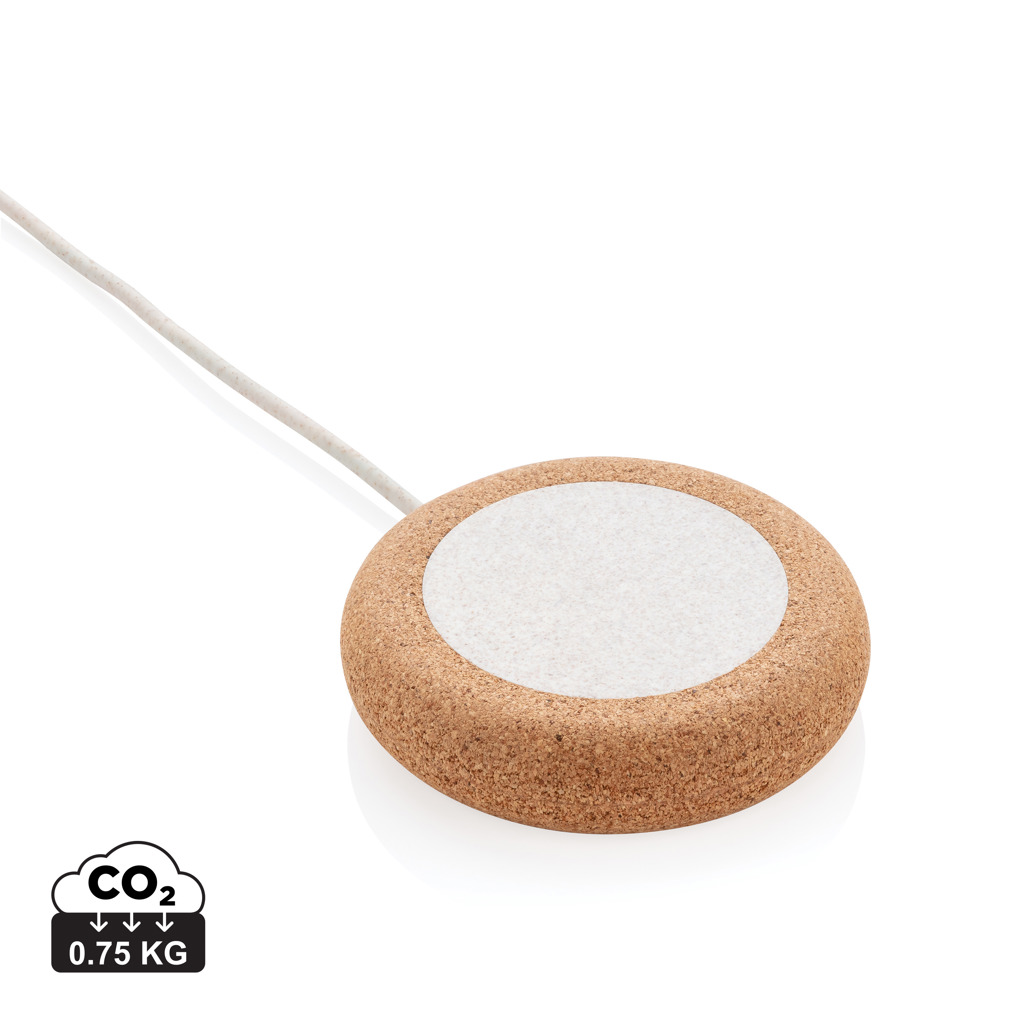 Promo Cork and Wheat 5W wireless charger