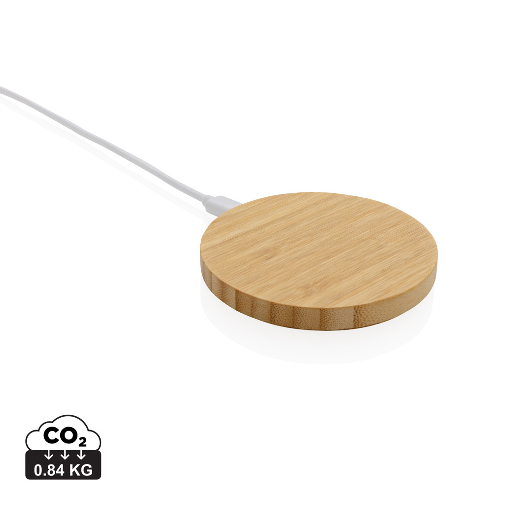 Promo Bamboo 15W wireless charger