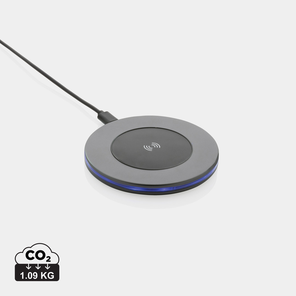 Promo Terra RCS recycled aluminium 10W wireless charger