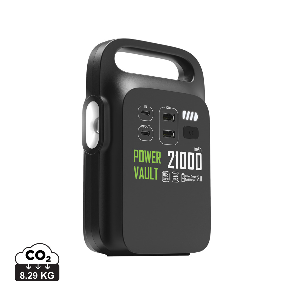 Promo  Power Vault RCS rplastic 21000 mAh portable power station