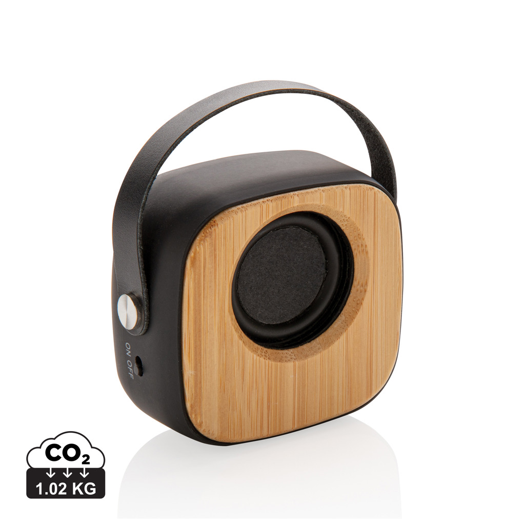Promo  Bamboo 3W Wireless Fashion Speaker