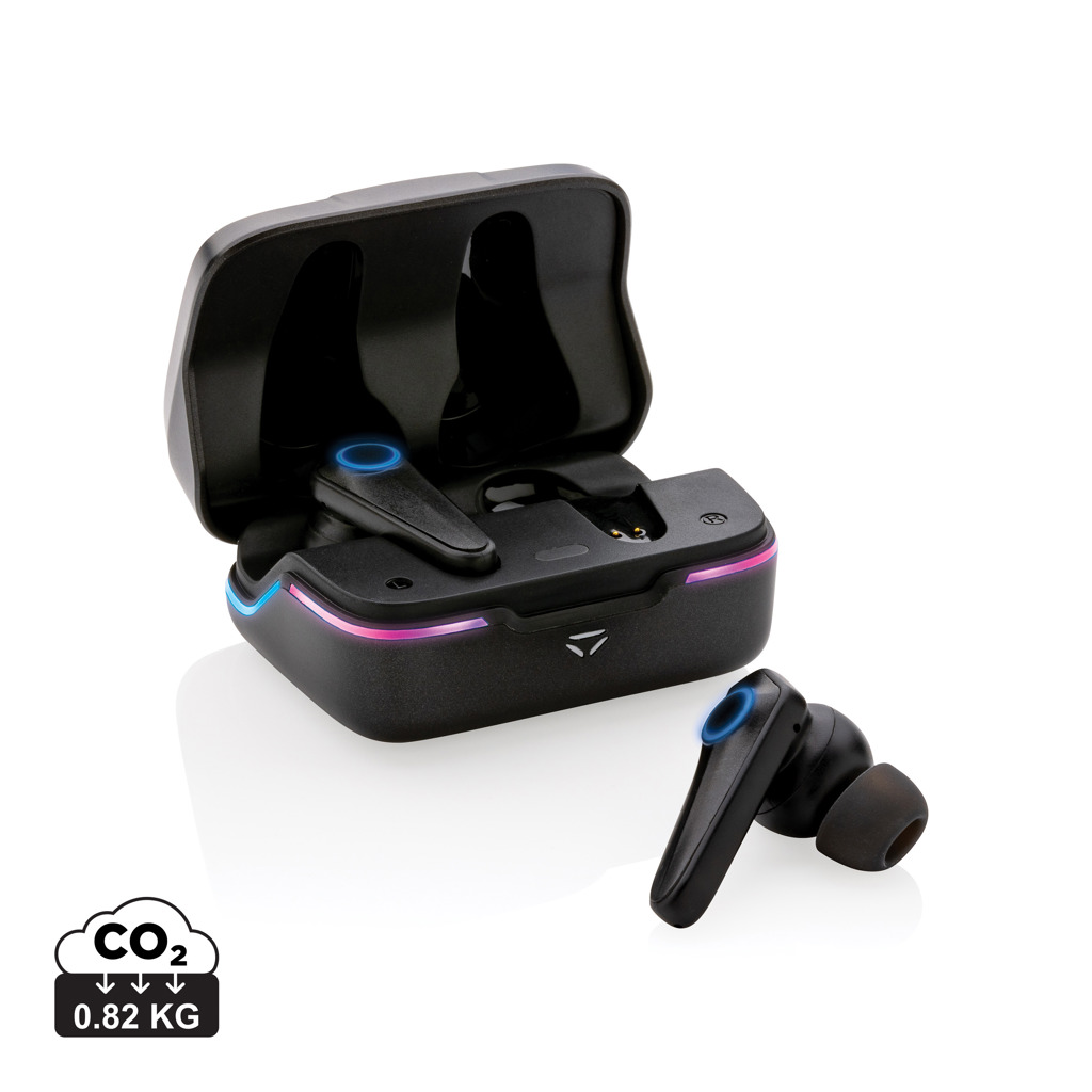Promo  RGB gaming earbuds with ENC