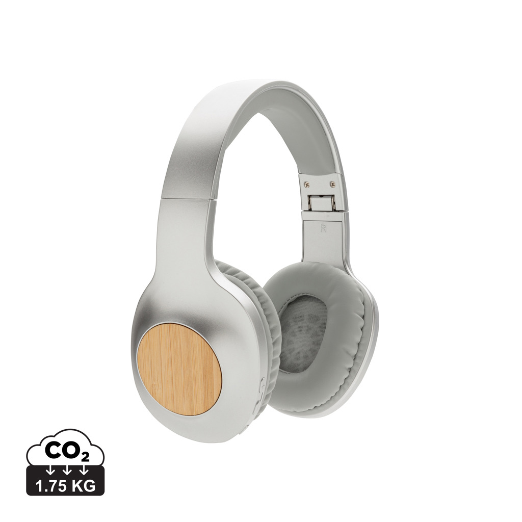 Promo  Dakota Bamboo wireless headphone