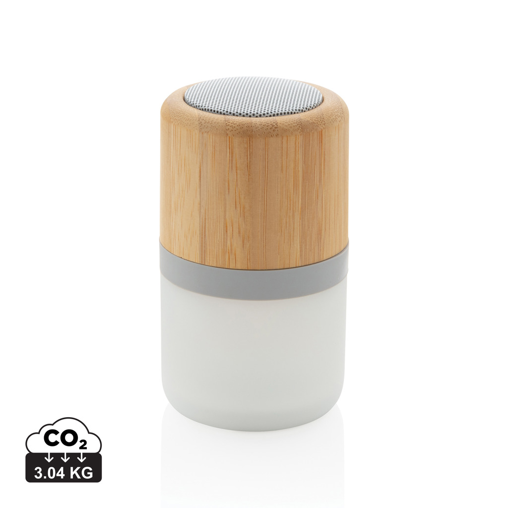 Promo  Bamboo colour changing 3W speaker light