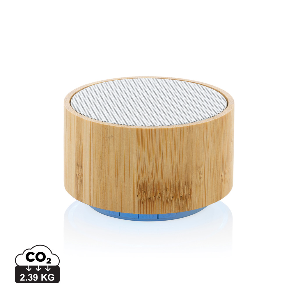 Promo  RCS recycled plastic and bamboo 3W wireless speaker