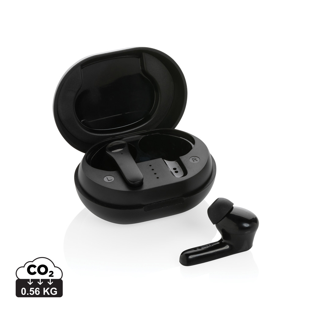 Promo  RCS standard recycled plastic TWS earbuds