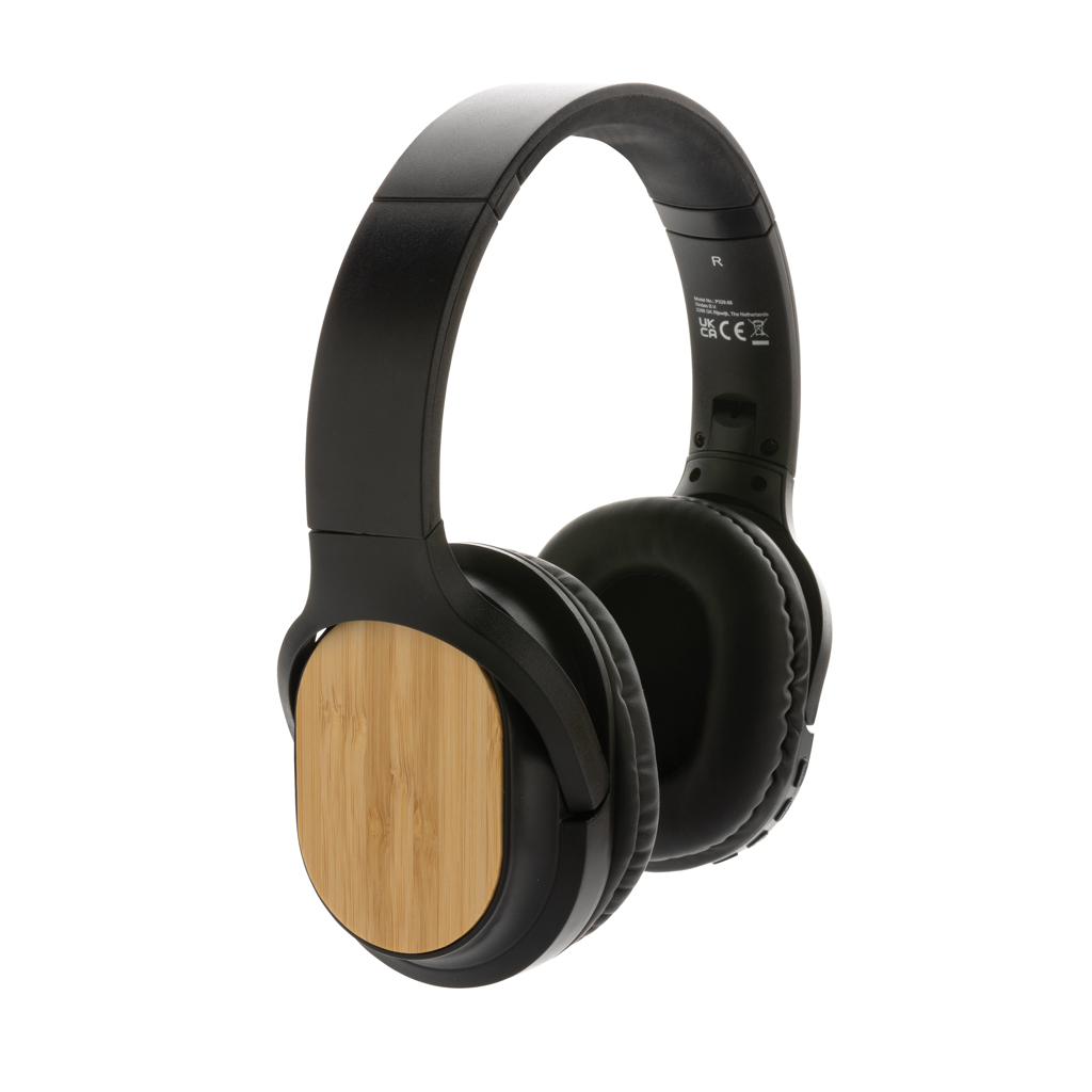 Promo  RCS and FSC® bamboo Elite Foldable wireless headphone