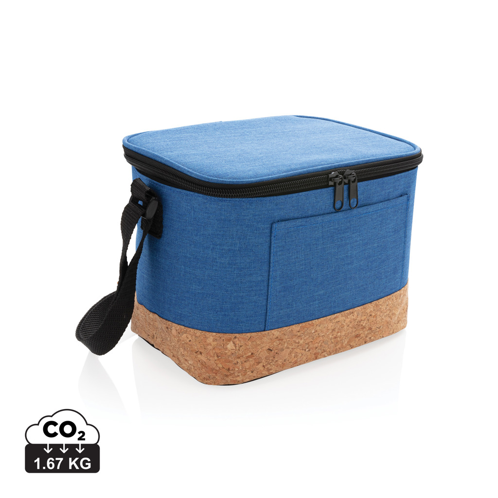 Promo  Two tone cooler bag with cork detail