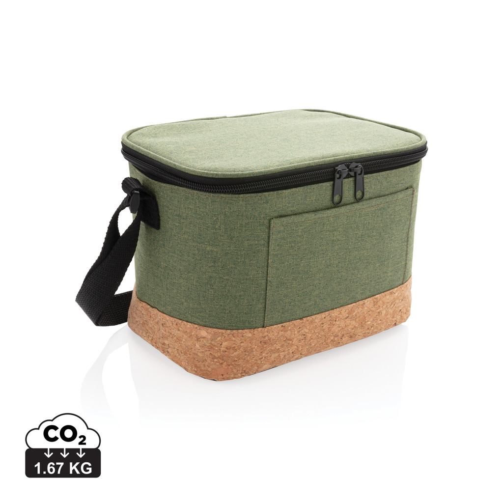 Promo  Two tone cooler bag with cork detail