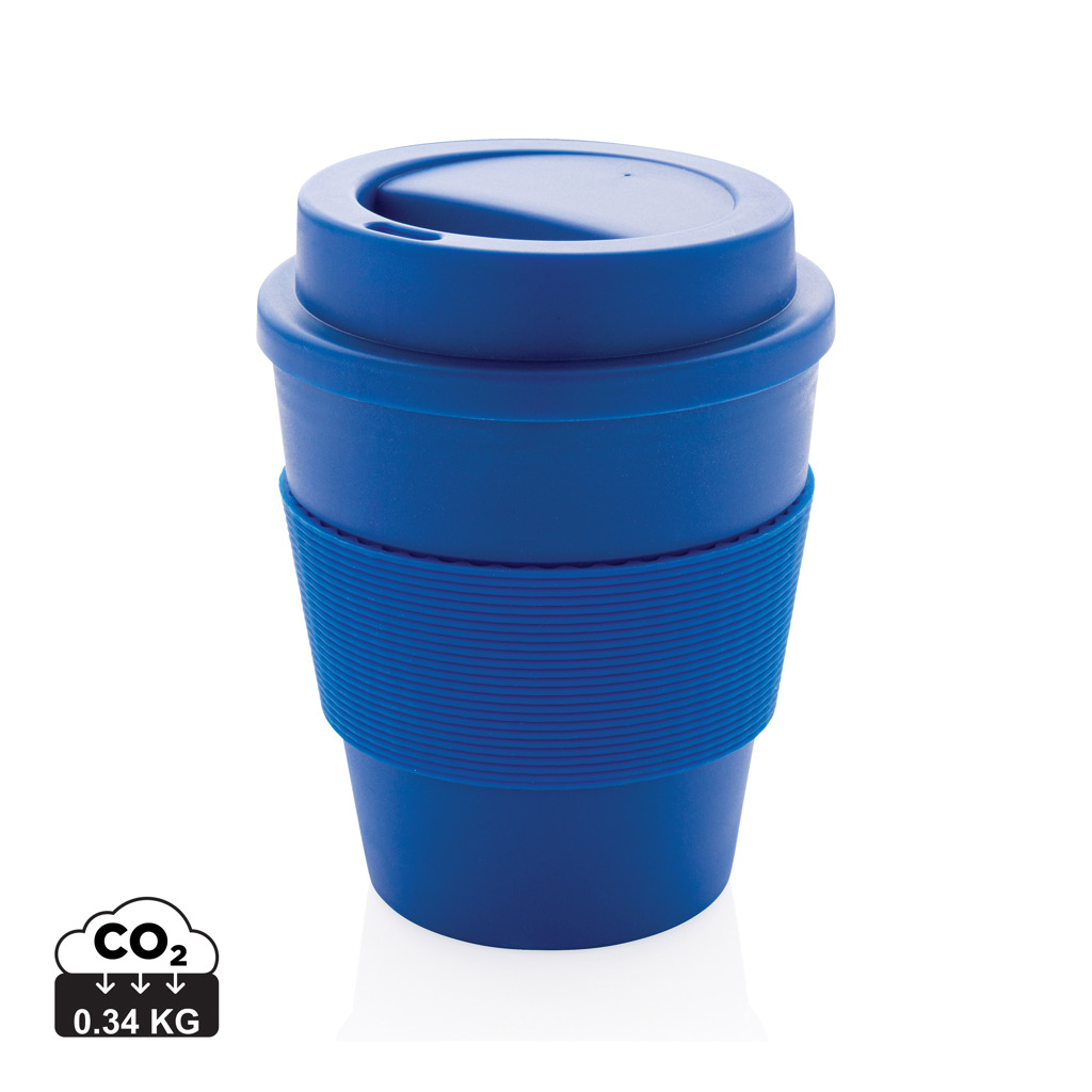 Reusable Coffee cup with screw lid 350ml s tiskom 
