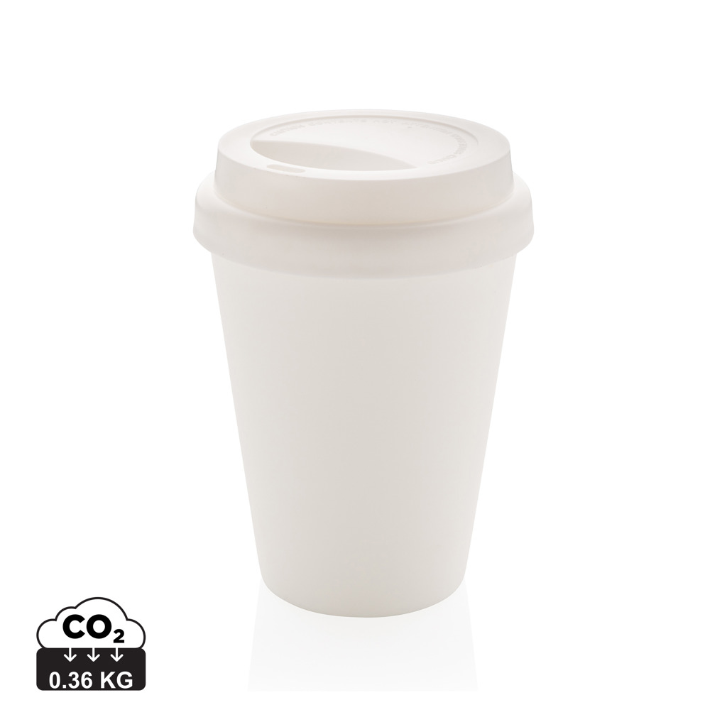 Reusable double wall coffee cup 300ml s tiskom 