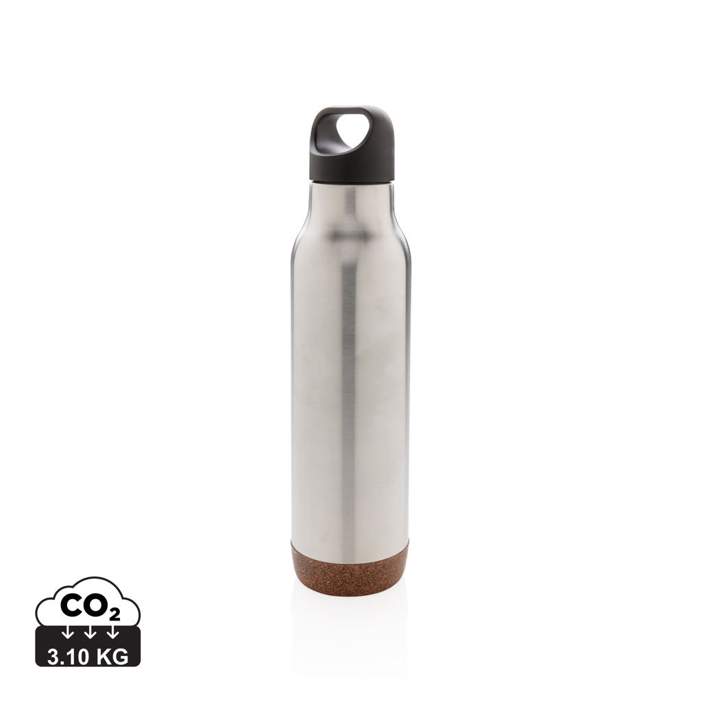 Cork leakproof vacuum flask s logom 