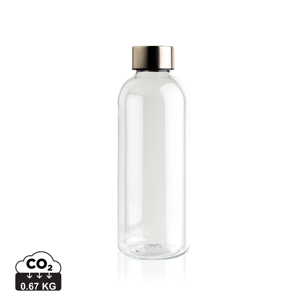 Leakproof water bottle with metallic lid s tiskom 