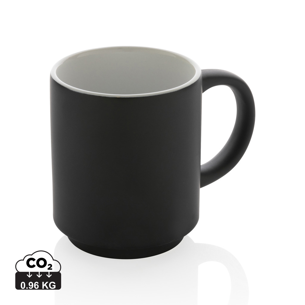 Ceramic stackable mug s tiskom 