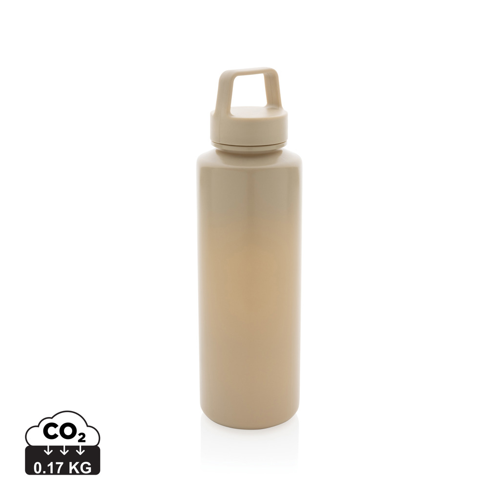 RCS certified recycled PP water bottle with handle s tiskom 