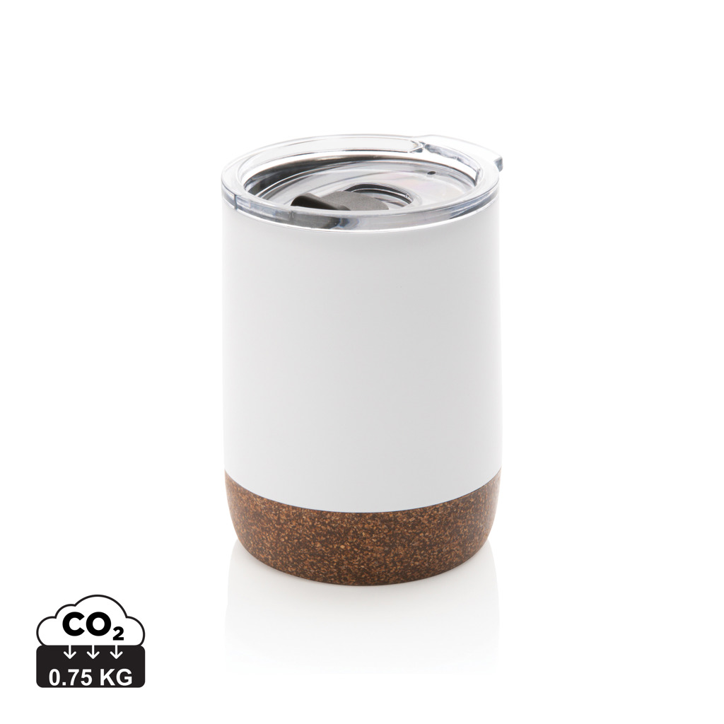 RCS Re-steel cork small vacuum coffee mug s tiskom 