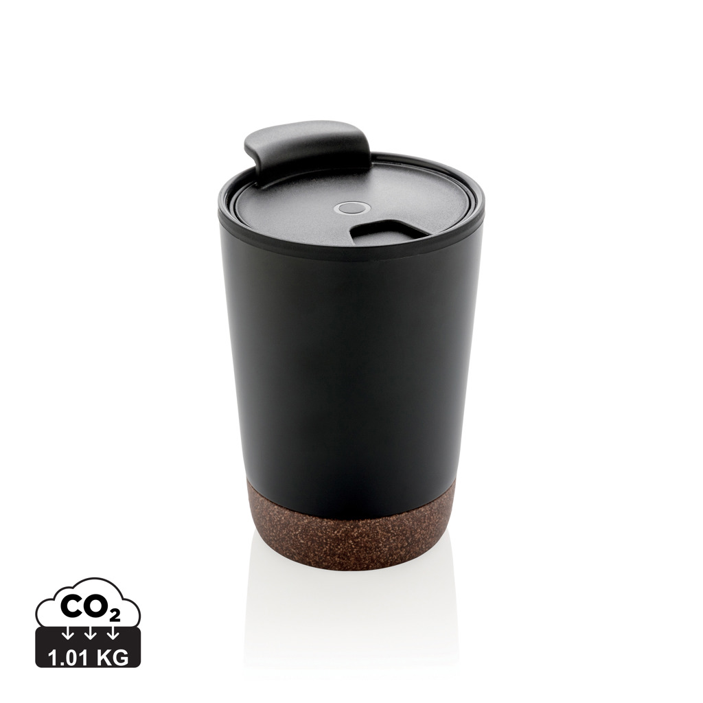 GRS RPP stainless steel cork coffee tumbler s tiskom 