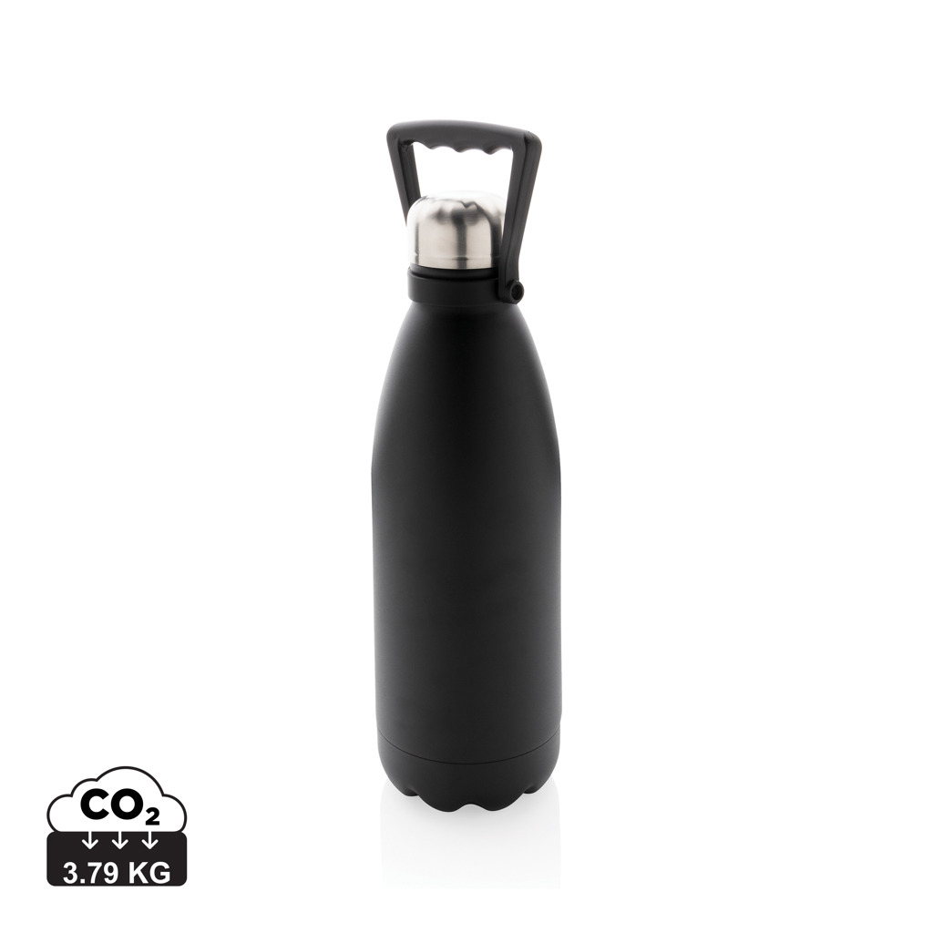 RCS Recycled stainless steel large vacuum bottle 1.5L s logom 