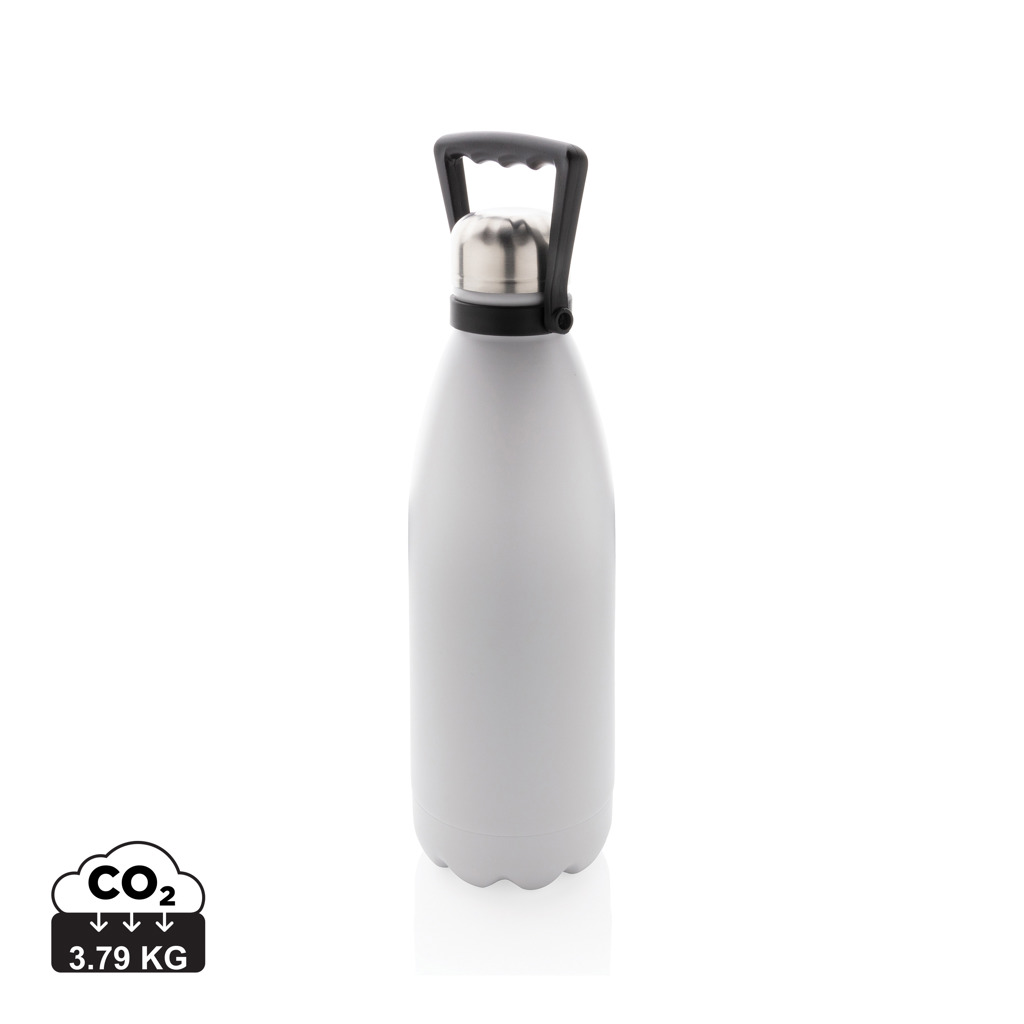 RCS Recycled stainless steel large vacuum bottle 1.5L s logom 
