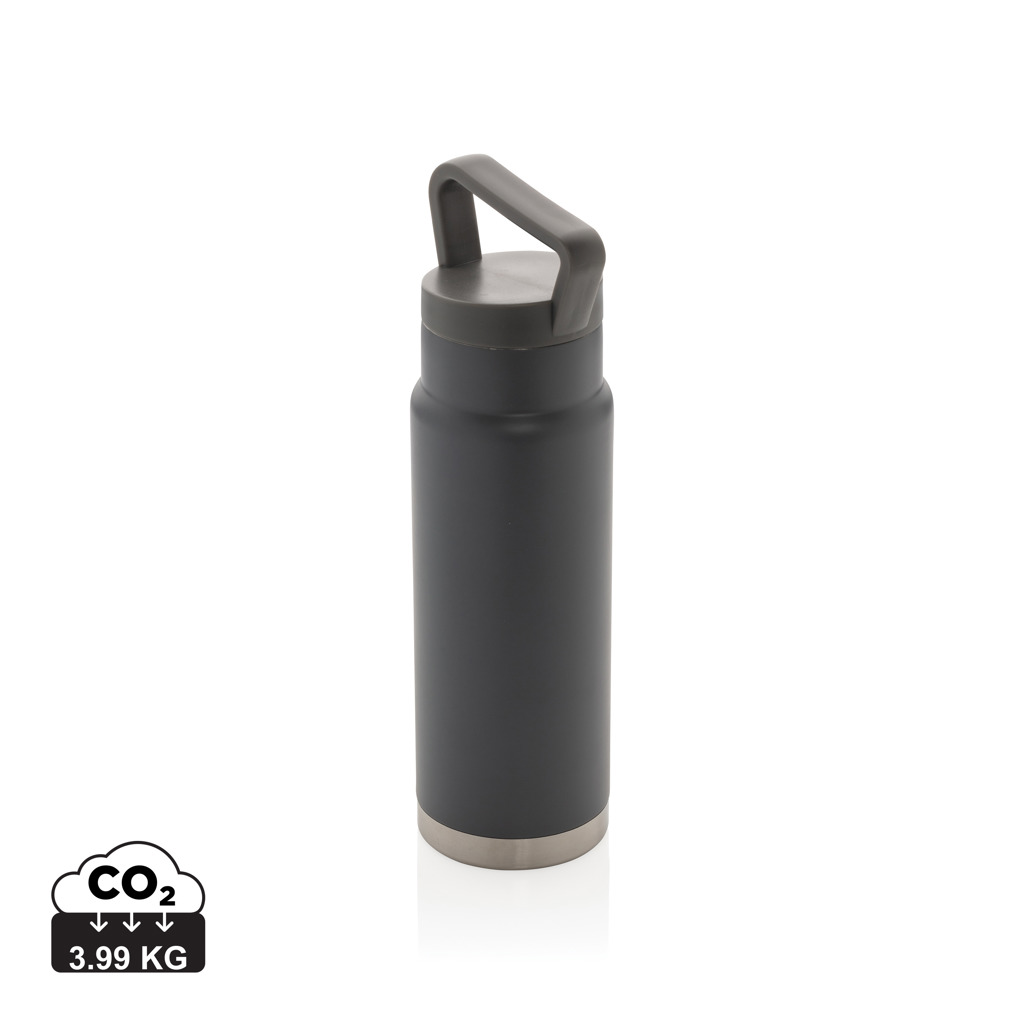 Leakproof vacuum on-the-go bottle with handle s tiskom 