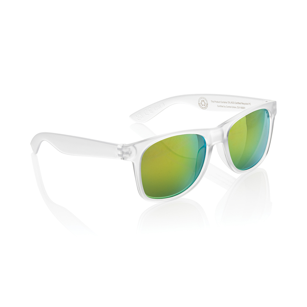 Promo  Gleam RCS recycled PC mirror lens sunglasses
