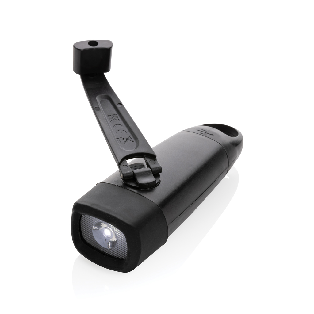 Promo  Lightwave RCS rplastic USB-rechargeable torch with crank