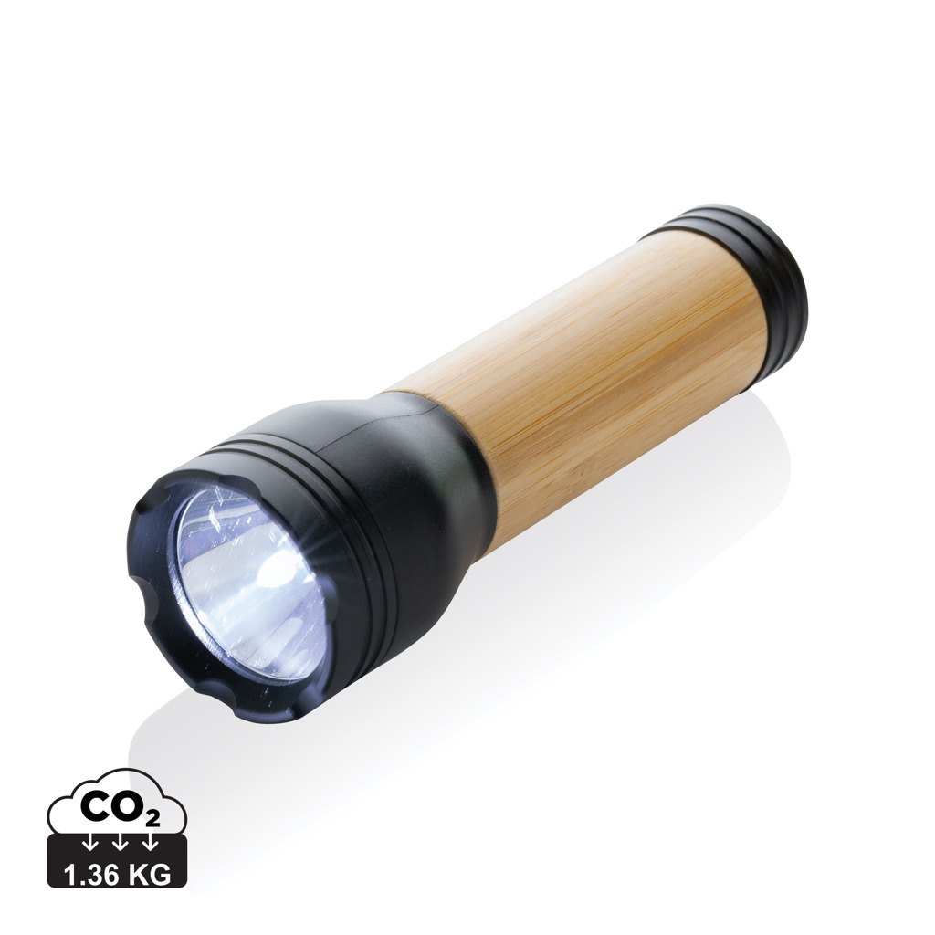 Promo  Lucid 3W RCS certified recycled plastic & bamboo torch