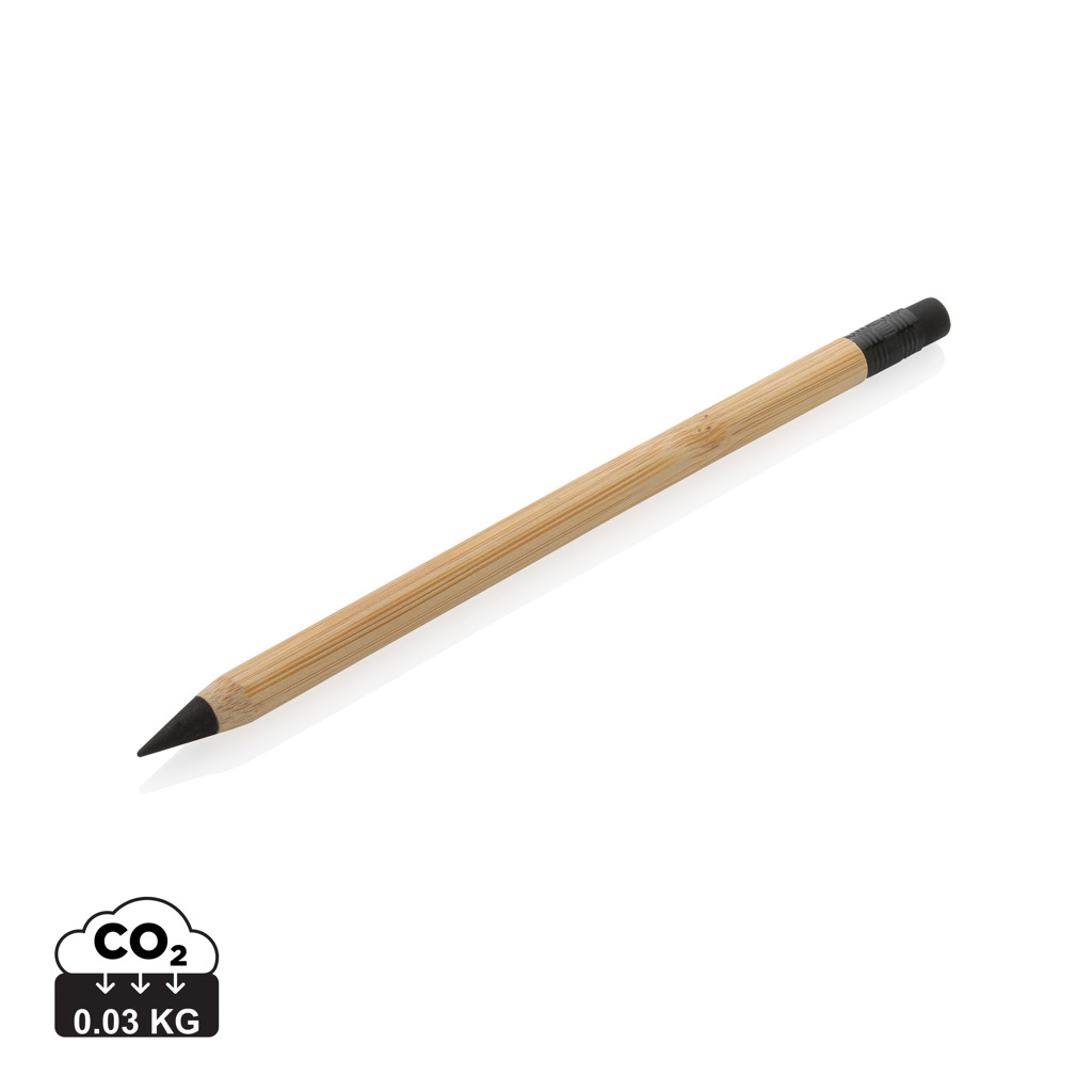 Promo  Bamboo infinity pencil with eraser