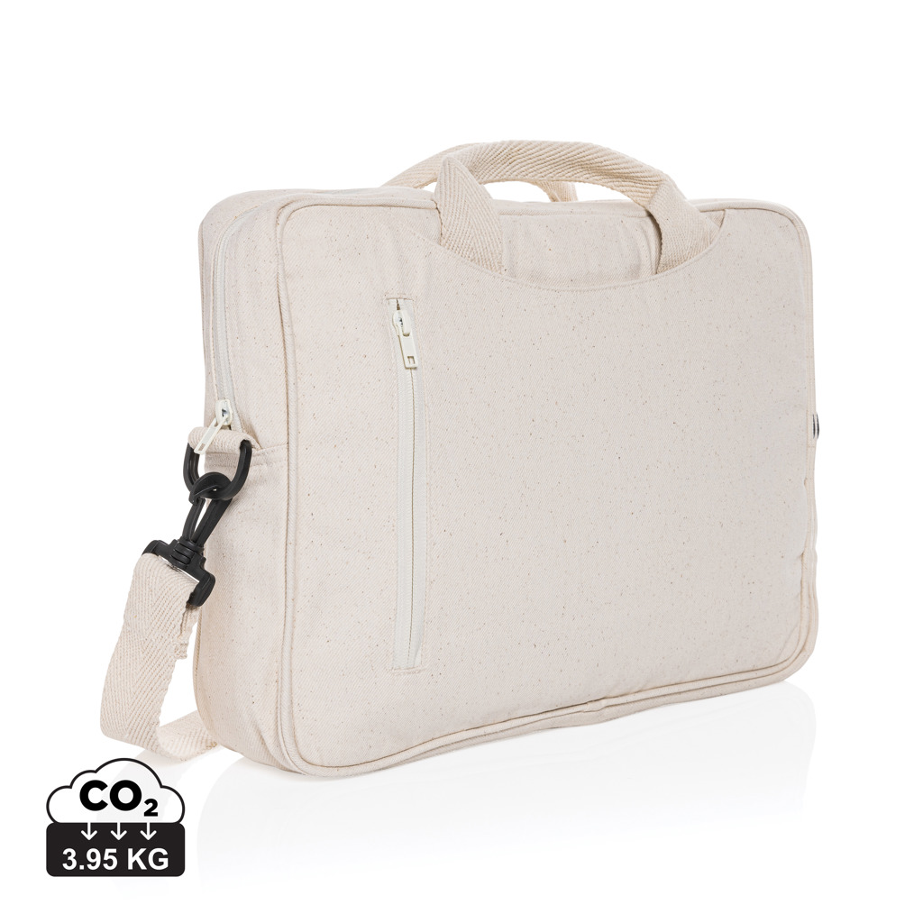 Laluka AWARE™ recycled cotton 15.4 inch laptop bag s tiskom 