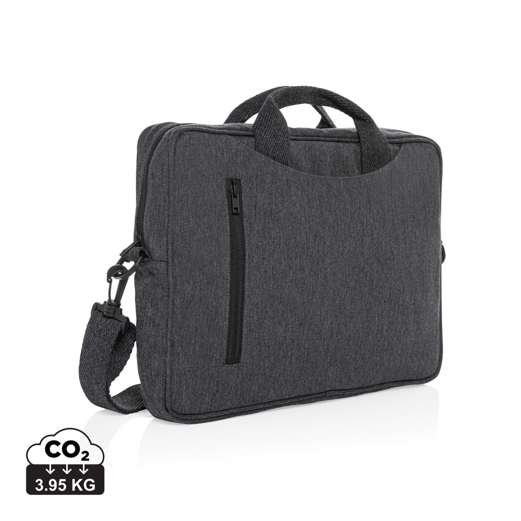 Laluka AWARE™ recycled cotton 15.4 inch laptop bag s tiskom 