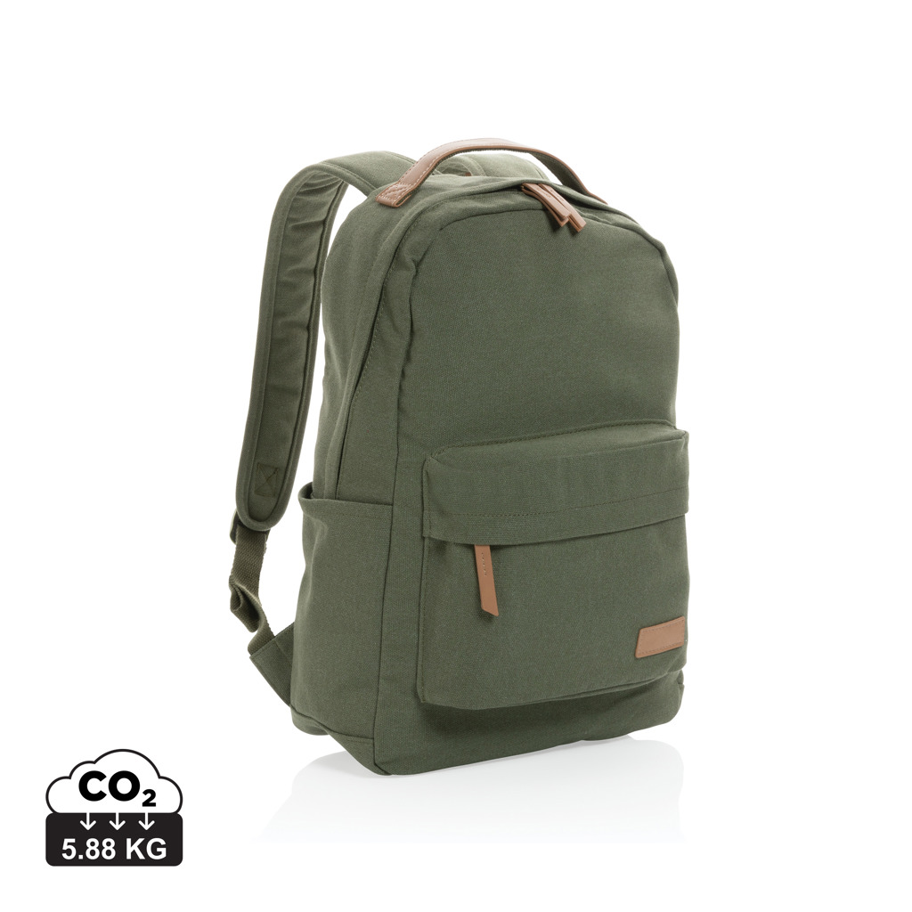 Promo  Impact AWARE™ 16 oz. recycled canvas backpack
