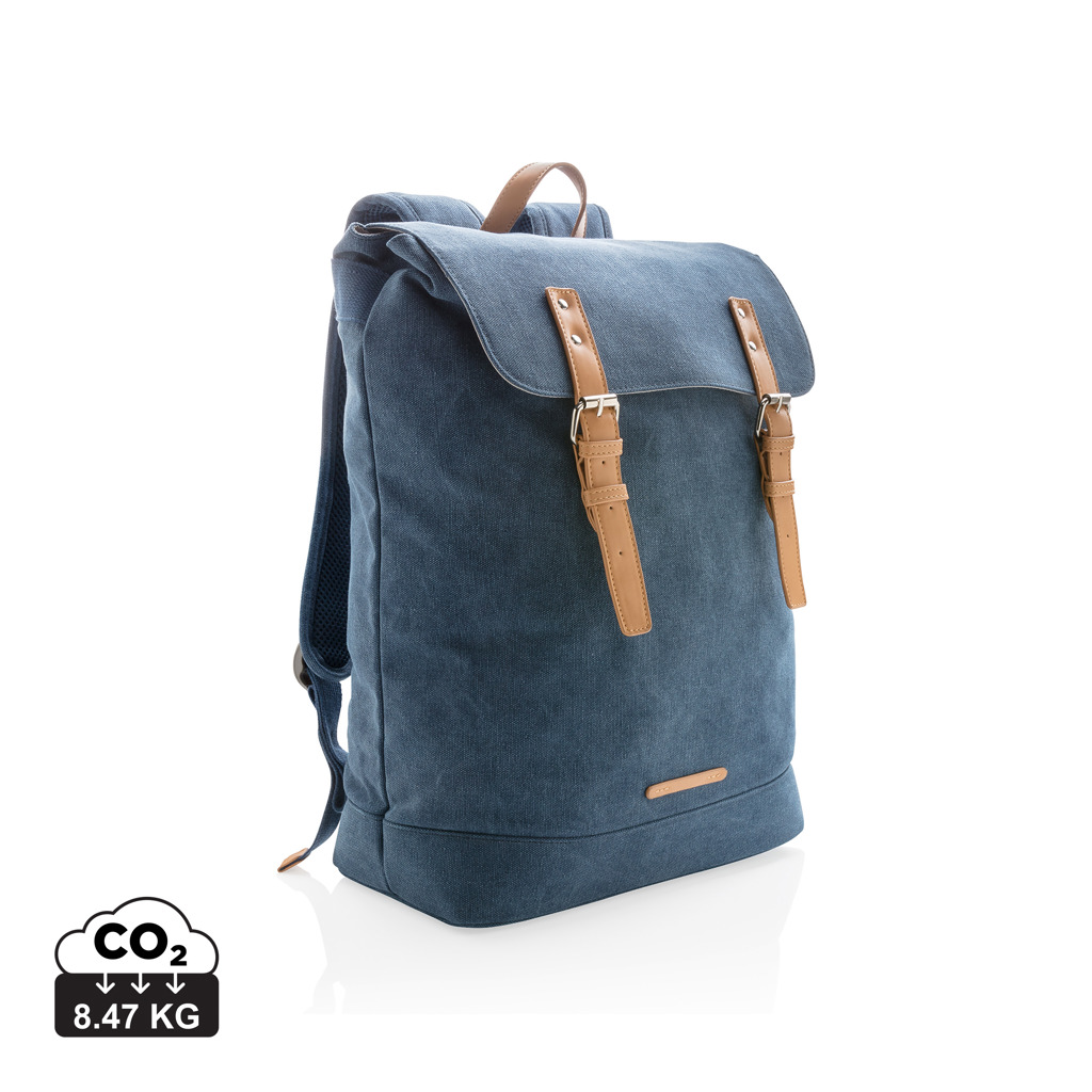 Promo  Canvas laptop backpack PVC free