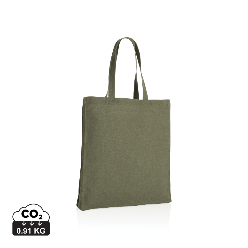 Impact AWARE™ Recycled cotton tote w/bottom 145g s logom 