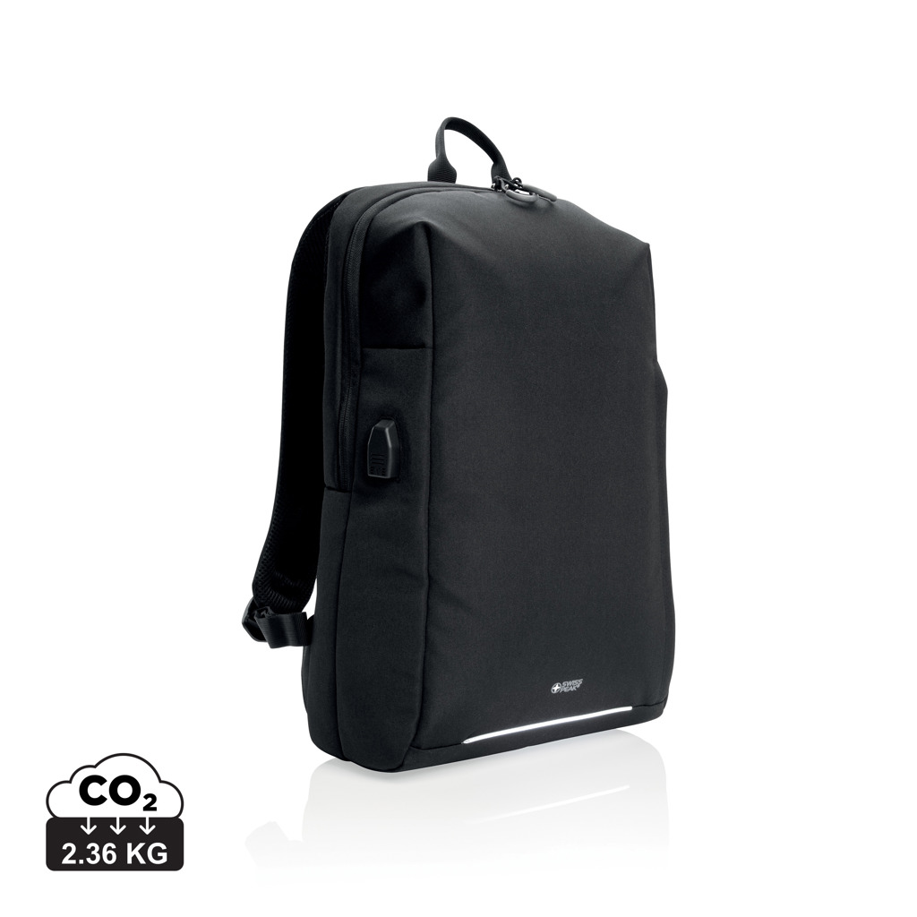 Promo  Swiss Peak AWARE™ RFID and USB A laptop backpack