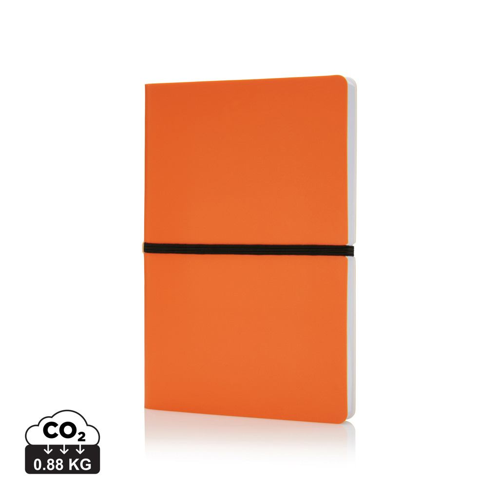 A5 bilježnica, narančaste boje s tiskom 