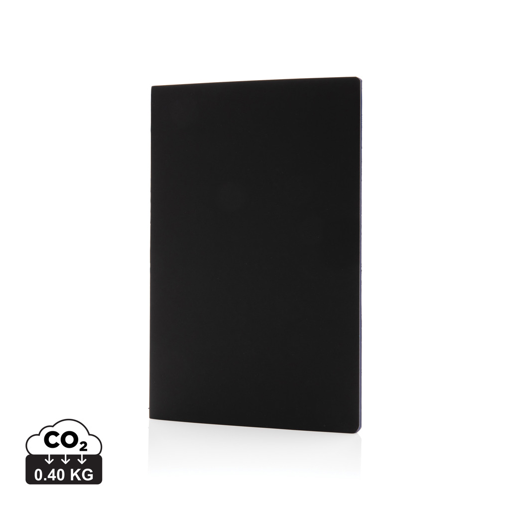 Softcover PU notebook with coloured edge s tiskom 