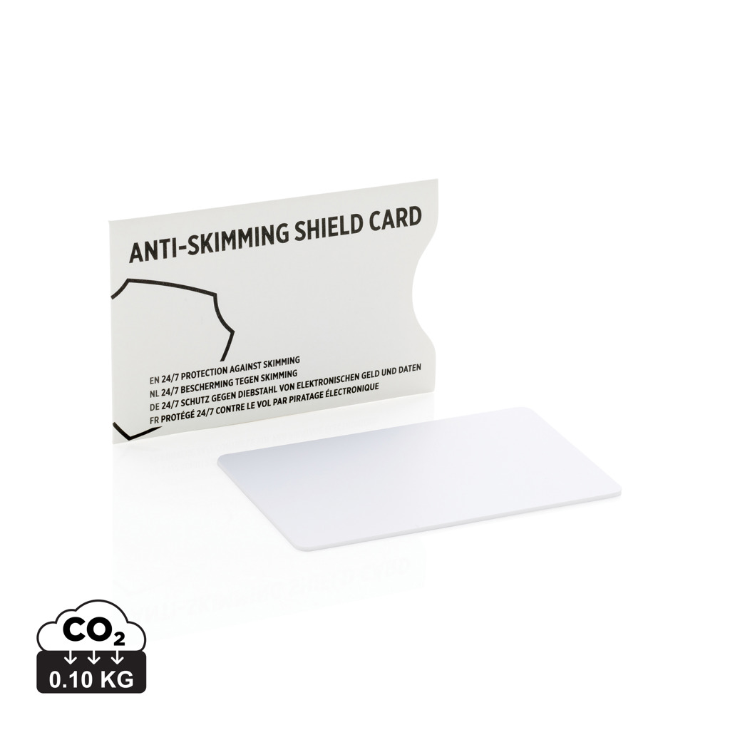 Promo  Anti-skimming RFID shield card with active jamming chip