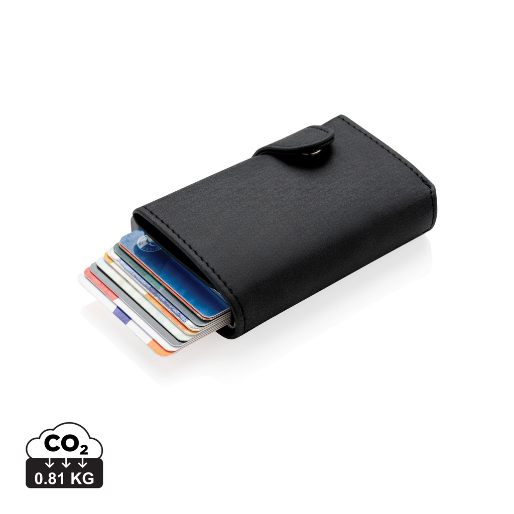 Promo  Standard aluminium RFID cardholder with PU wallet