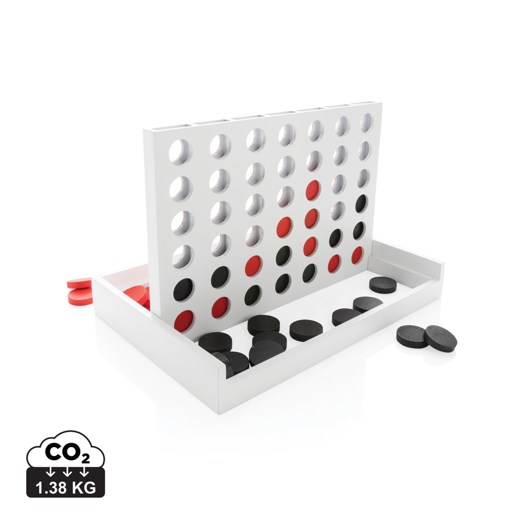 Promo  Connect four wooden game