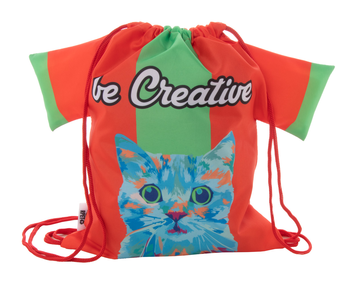 Promo  CreaDraw T Kids RPET custom drawstring bag for kids