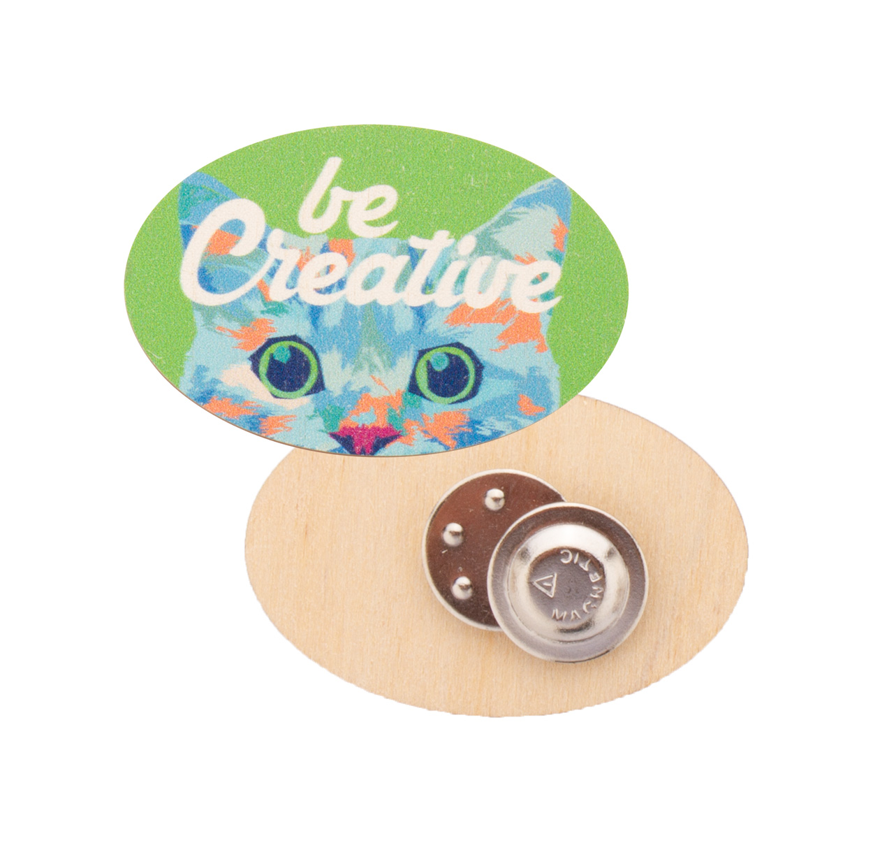 Promo  WooBadge custom magnetic badge