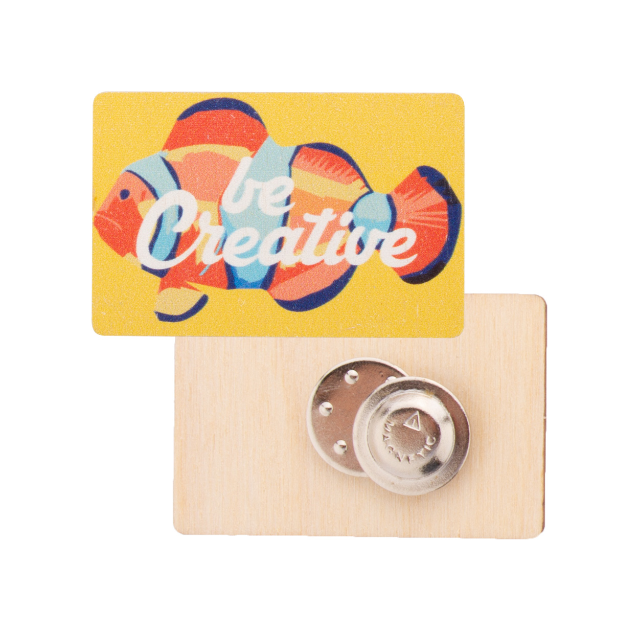 Promo  WooBadge custom magnetic badge