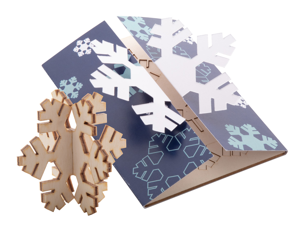 Creax Plus Christmas card, snowflake