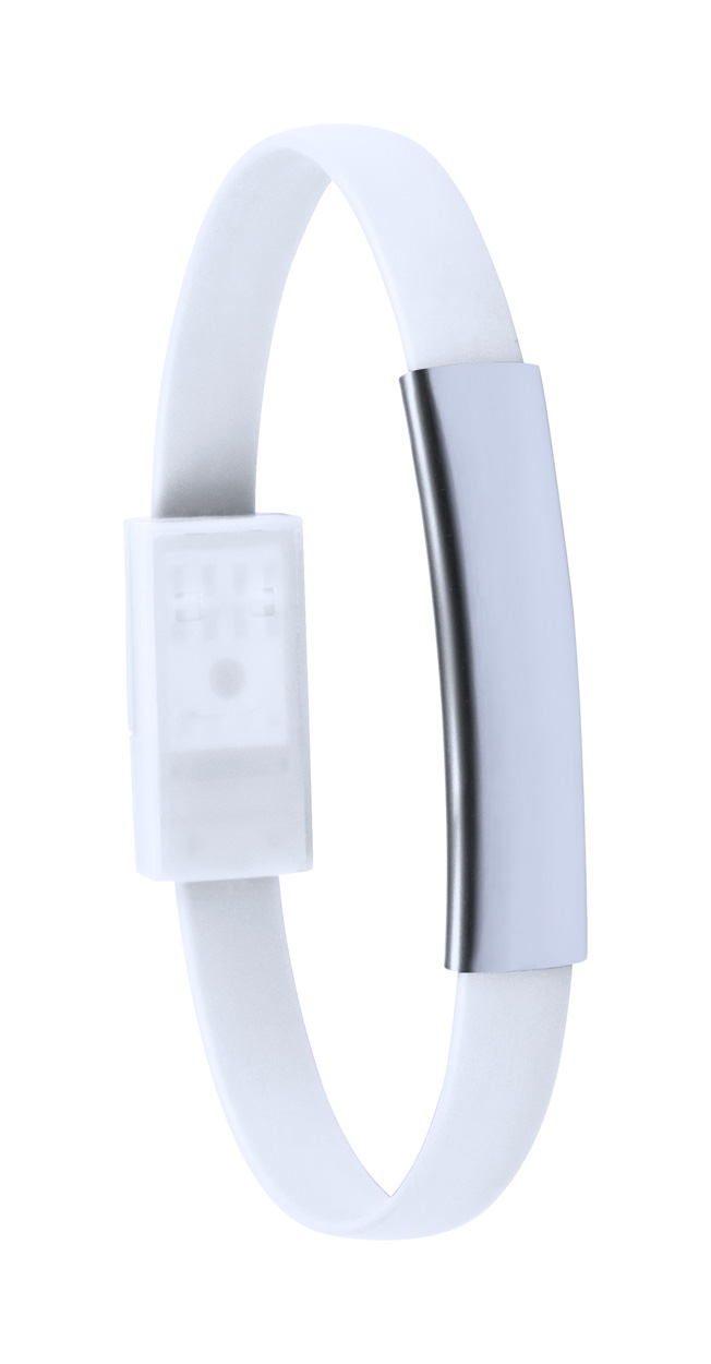 Promo Ceyban, Gumena narukvica s USB tip C kablom i aluminijskom pločicom