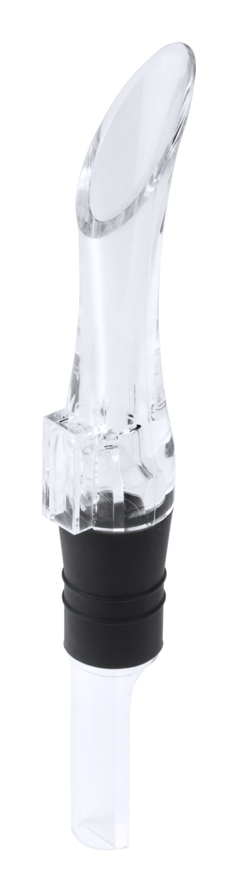 Promo  Crianz, prozirni plastični ljevak za vino s aeratorom