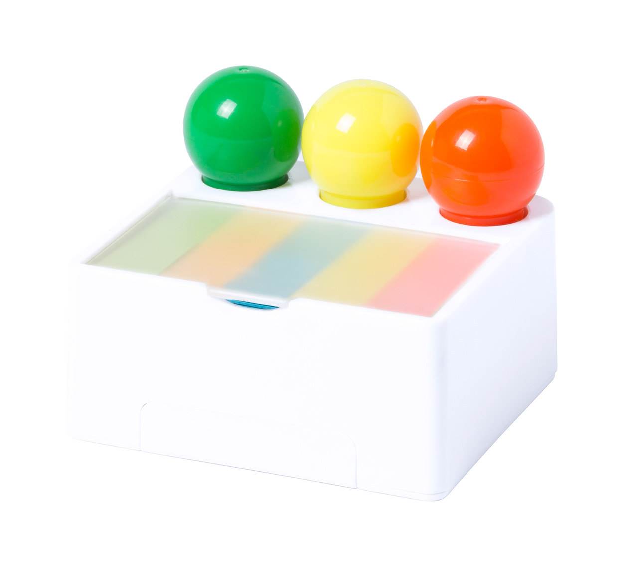 Promo  Bolings, Set 3 markera različitih boja na plastičnom stalku s ugrađenim držačem mobitela
