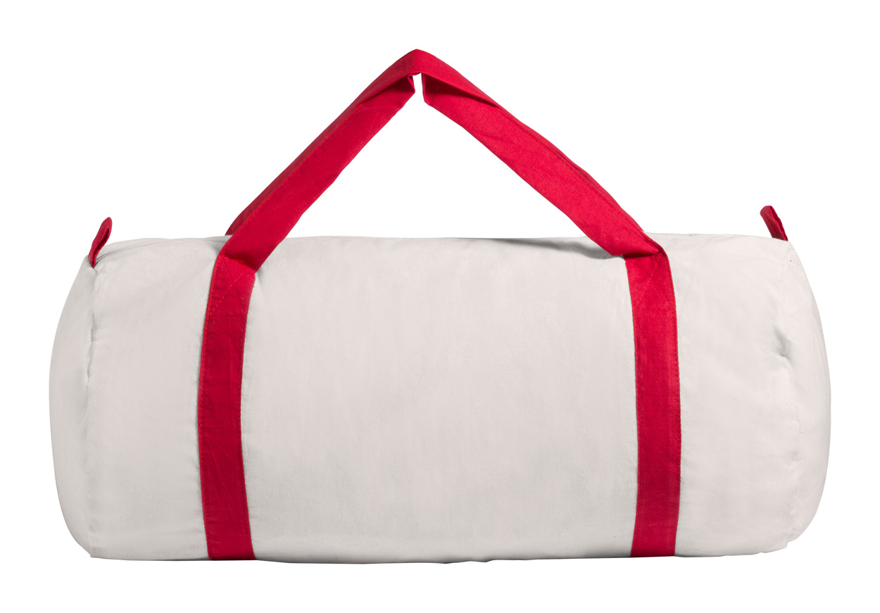Simaro, Sportska torba od 100% pamuka s ručkama u boji, 100 g/m² s logom firme 