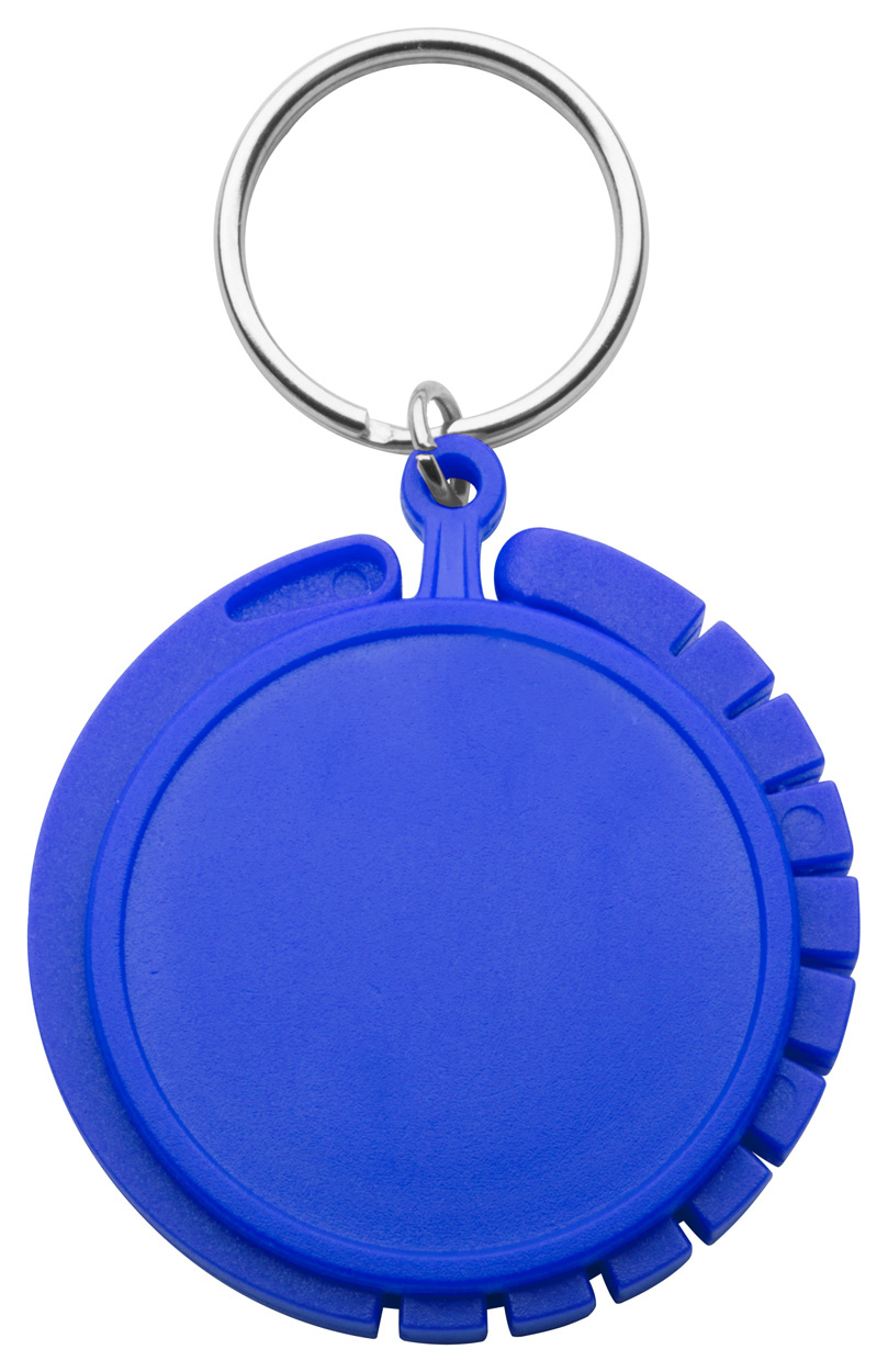 Promo  Foldy plastična vješalica za torbu na privjesku za ključeve, plave boje