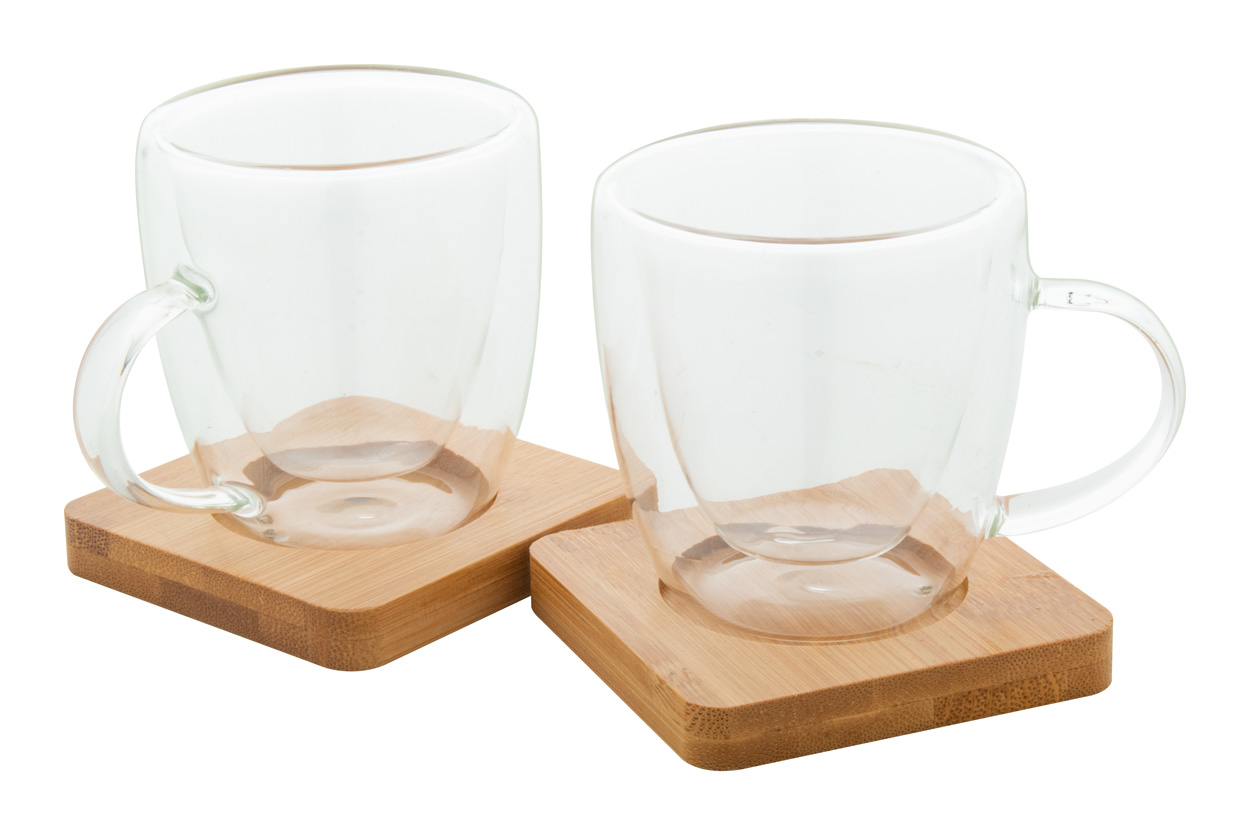 Promo  Mocaboo glass espresso cup set